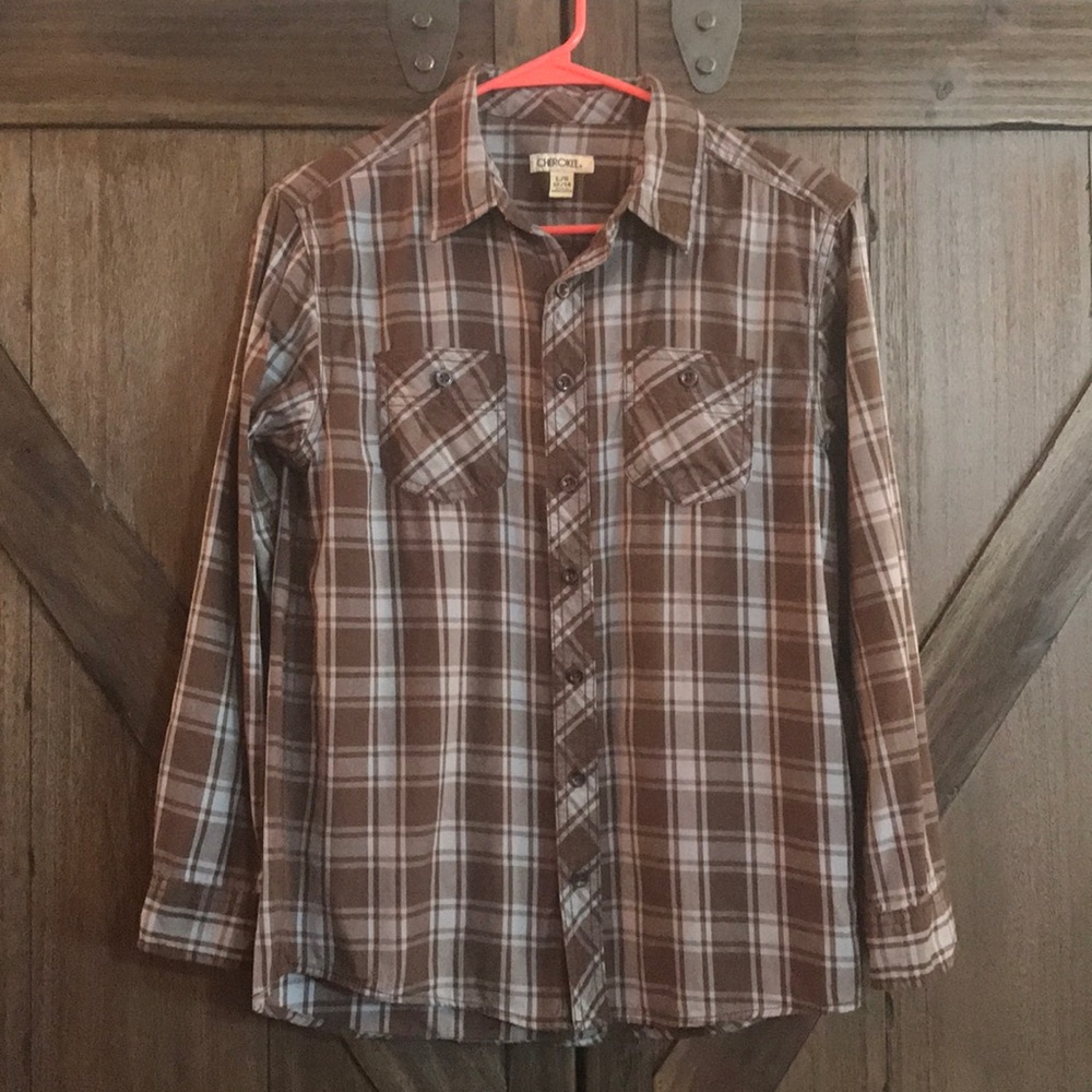 Boys Cherokee Button Down Shirt